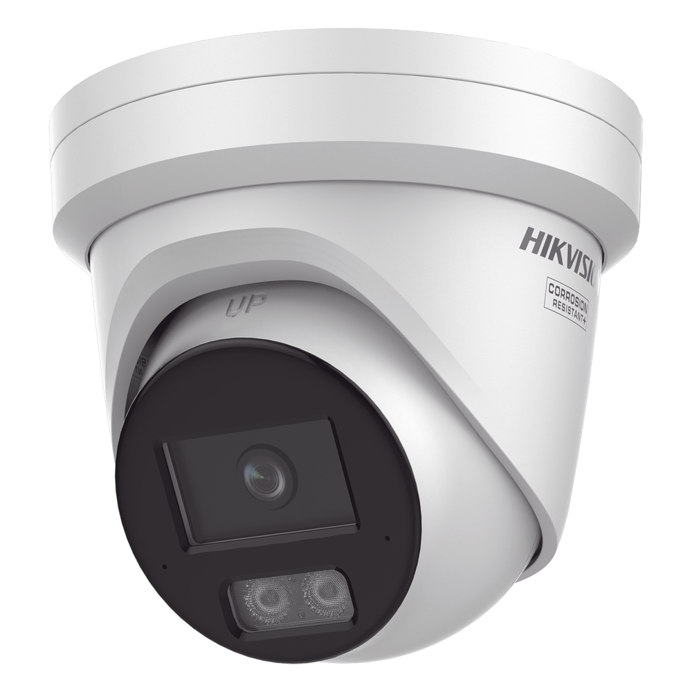 [Dual Light + ColorVu 3.0 + HikAI] Turret IP 4 Megapixel / Lente 2.8 mm / 30 mts IR + Luz Blanca / 2 Microfonos Integrados / Exterior IP67 / WDR 130