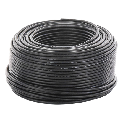 Cable Fotovoltaico Negro / 6mm² (10AWG) / Material COBRE / 2000V / Rollo de 100m