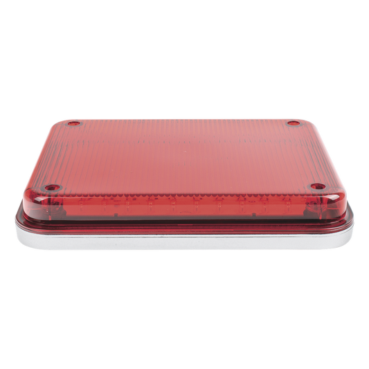 Luz de Advertencia de 9X7", Color Rojo, Ideal para Ambulancias