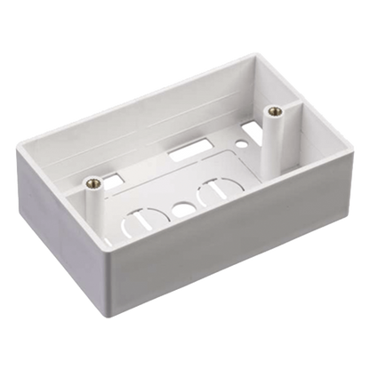 Caja de Pared Universal, Color blanco, Para montaje con Placas de Pared