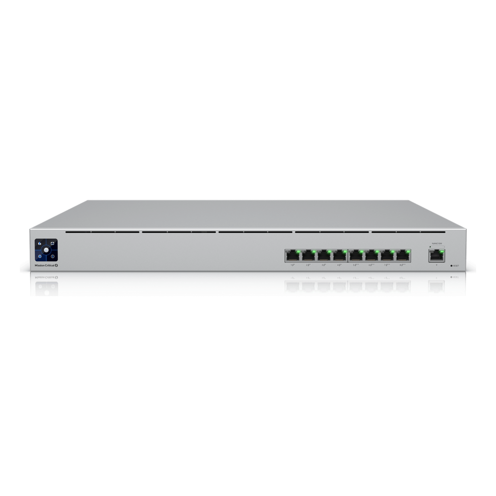 USW Mission Critical – Switch PoE con Batería Integrada de 368 Wh para Alimentación Ininterrumpida de hasta 8 Dispositivos con 120 W PoE Total