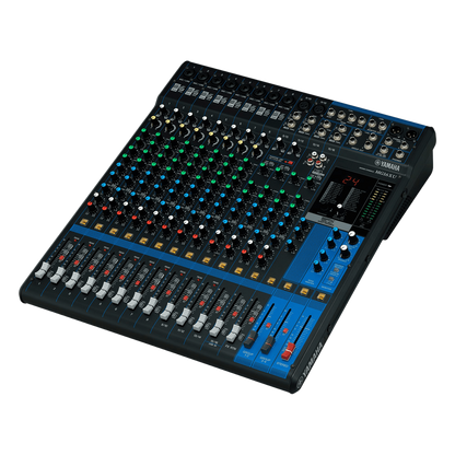 Mezcladora de Audio | 16 Canales | 10 Entradas de Micrófono | Entradas de Línea | Efectos | Interfaz USB