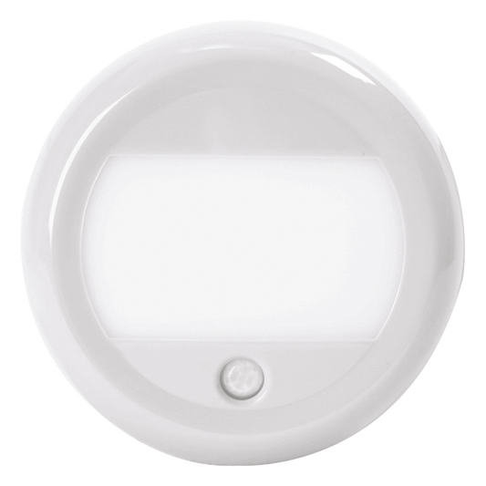 Luz de cortesía circular LED para iluminación de interiores con sensor de movimiento PIR
