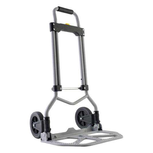 Diablo Plegable / Capacidad 60 kg / Jaladera de Hule Espuma / Botón Despliegue Rápido / Base Acero Antiderrapante / Llanta Hule Duradera / Transporte