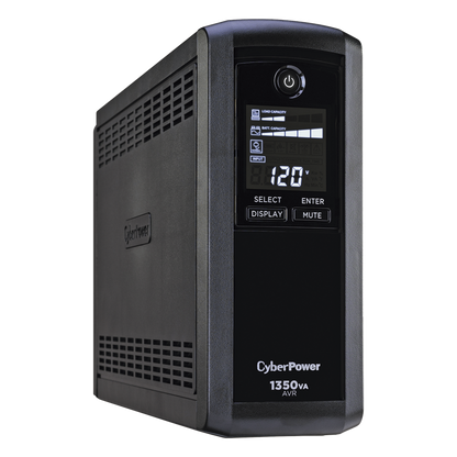 UPS de 1350 VA/815 W, Topología Línea Interactiva, Entrada 120 Vca NEMA 5-15P, Tipo Mini Torre, Con 10 Tomas NEMA 5-15R