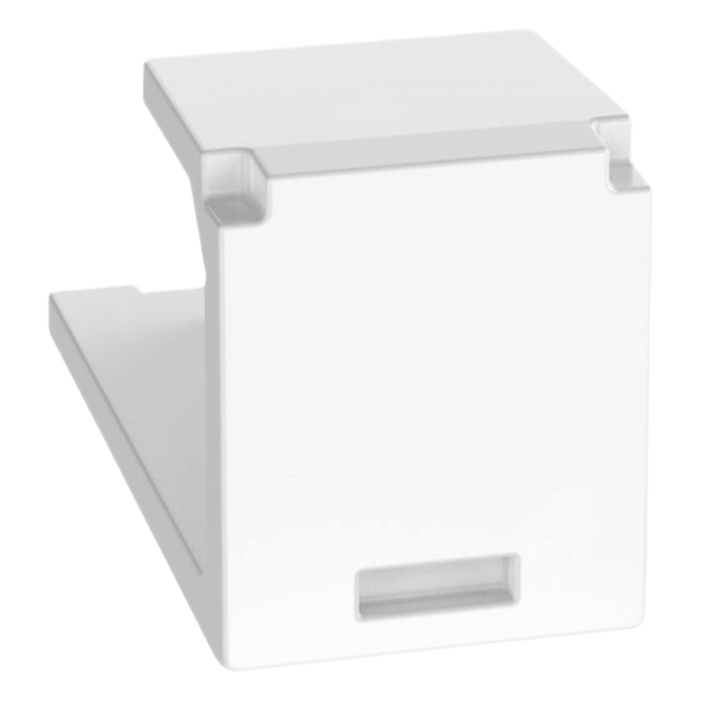 Módulo de Tapa Ciega (Inserto Ciego), Mini-Com, Color Blanco, 1 Pieza