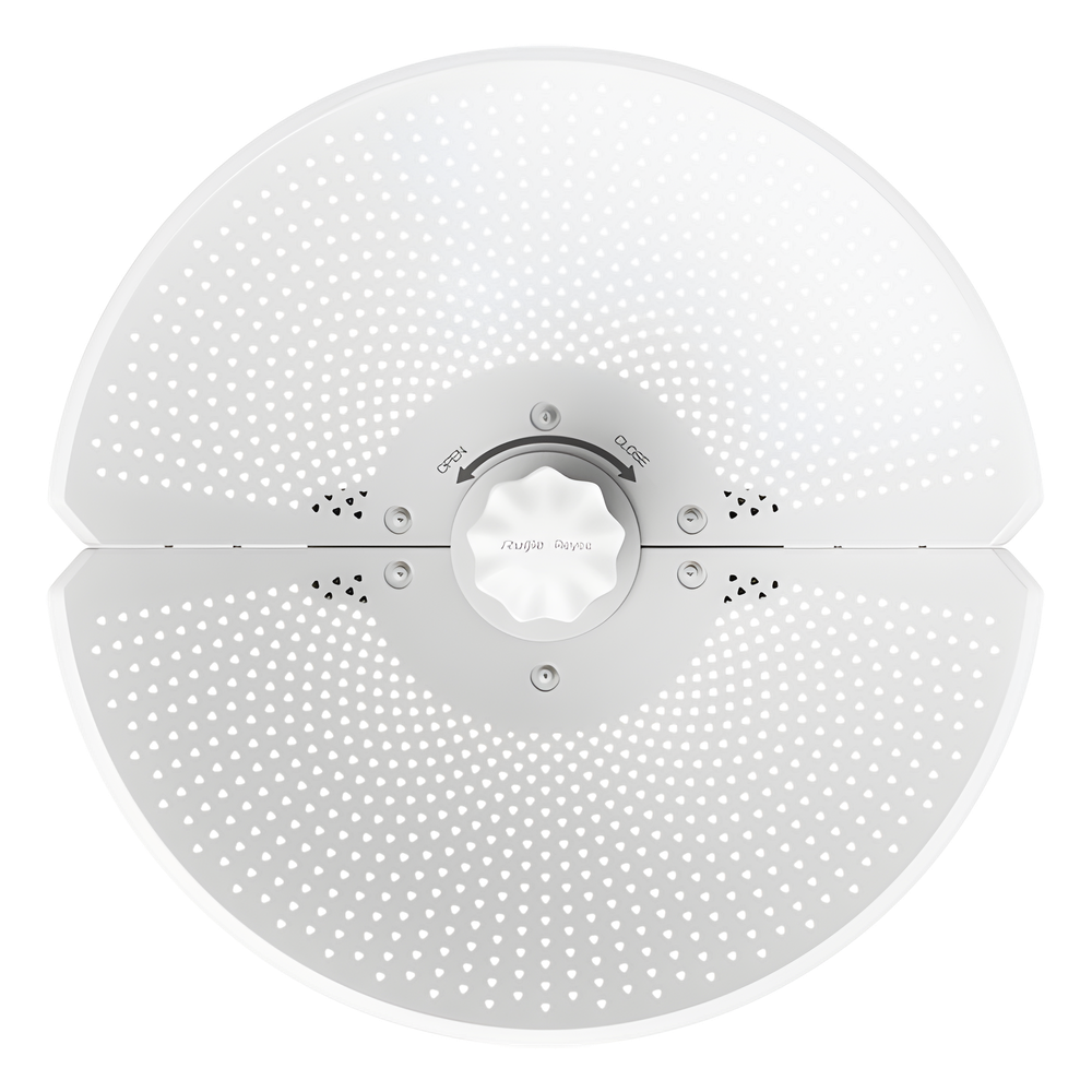 Radio Integrado 23 dBi Puerto 10/100, Modo AP/CPE en PtP o CPE en Multipunto, Hasta 867 Mbps, Botón de Auto-Emparejamiento para distribuciones de