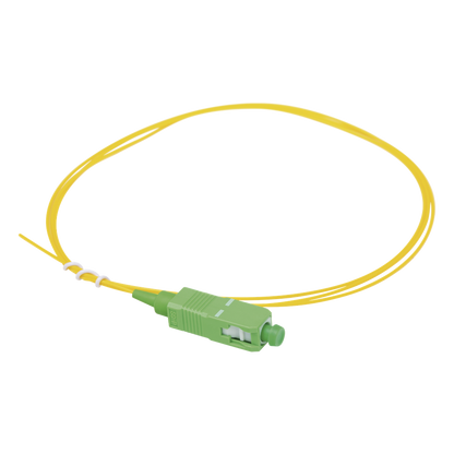 Pigtail de Fibra Óptica Monomodo SC/APC, Simplex de 1 Metro (3.28 Pies)