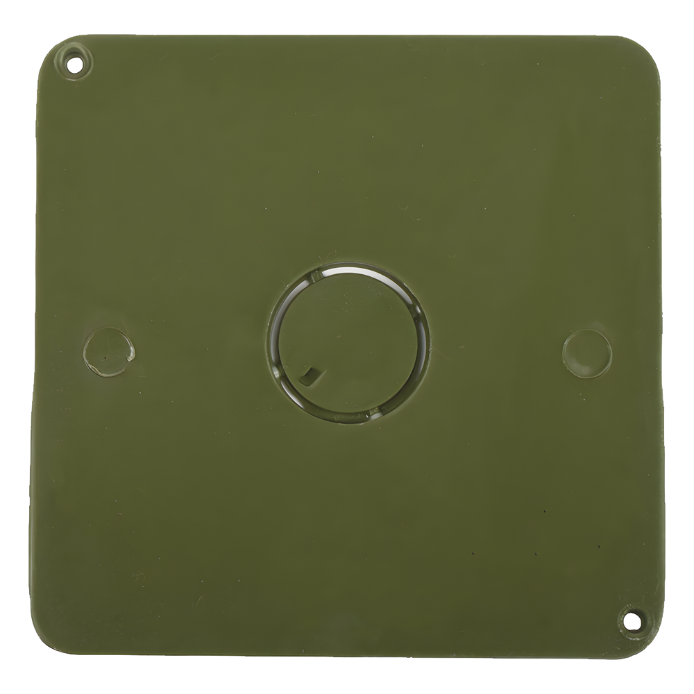 Tapa para Caja Cuadrada de 1/2" para instalaciones con tubería PVC Conduit pesado.