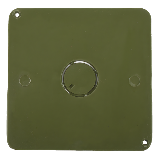 Tapa para Caja Cuadrada de 1/2" para instalaciones con tubería PVC Conduit pesado.