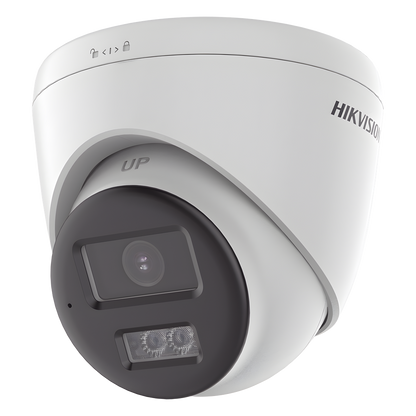 [Audio Bidireccional + Dual Light + ColorVu] Turret TURBOHD 4K (8 Megapixel) / Lente 2.8 mm / 40 mts IR EXIR + 40 mts Luz Blanca / Micrófono y Bocina