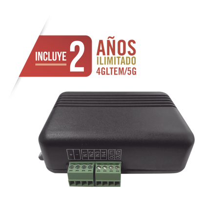 Controlador 4GLTEM / 4 ENTRADAS Y 2 SALIDAS / 2 AÑOS ILIMITADOS INCLUIDOS / Activacion Remota /Notificacion PUSH e EMAIL / APP SIN COSTO / Soporte