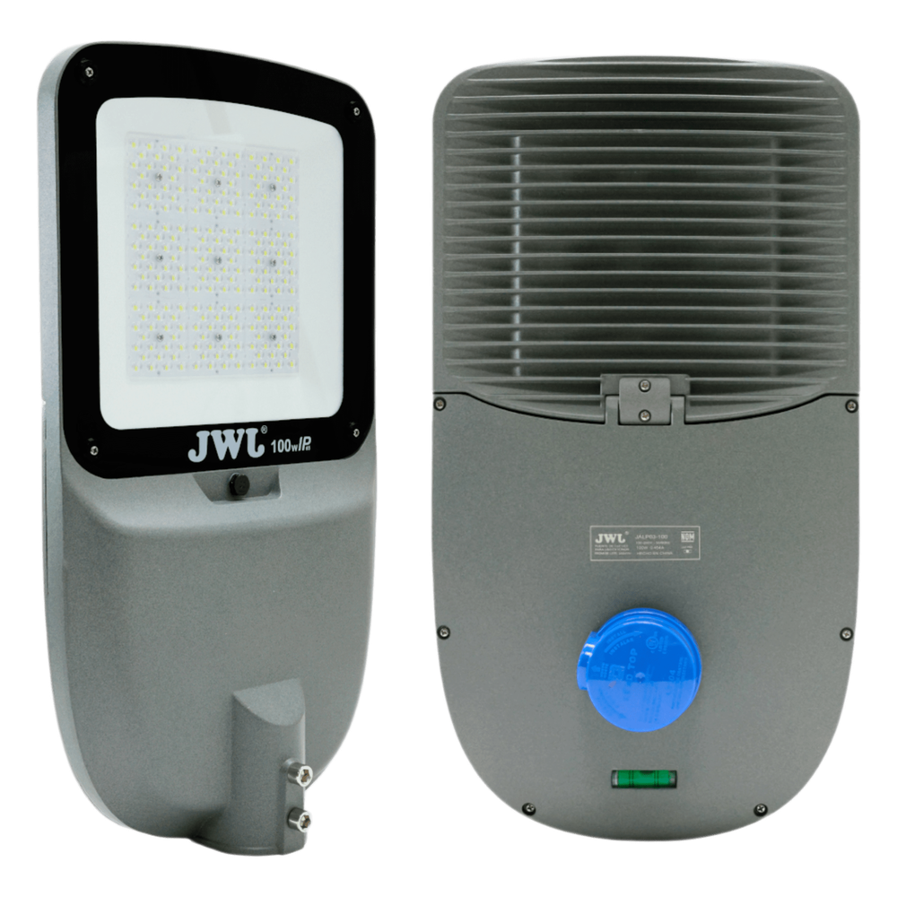 Luminario Urbano con Fotocelda / 100W / Flujo Luminoso 16 000 lm / Ángulo de Luz 105°-135° / IP65 / Montaje en Poste o Brazo / Vida Útil 50 000 h.