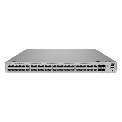 Switch eKit Distribución/Core MultiGigabit PoE+ Capa 3 / 48 puertos PoE+ 2.5 Gbps + 4 SFP+ / iStack / PoE Perpetuo (360 W) / Libre de Licenciamiento