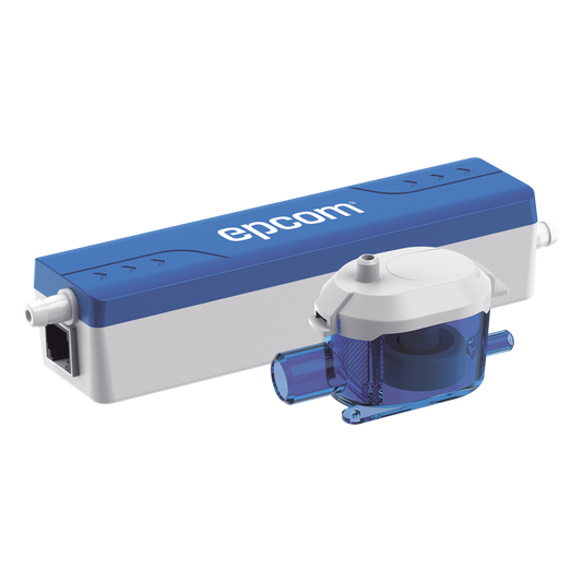 Bomba de Condensado BCON Slim Mini / Ultra Silenciosa 19 dB(A) / Altura Descarga 7 m / Caudal 12 L/h / Capacidad Tanque 35 mL / Plug & Play