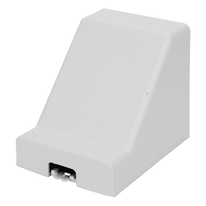 Derivación techo a canaleta color blanco de PVC auto extinguible, compatible con canaletas: PT48, TMK1735, TMK1735SD, TMK1020, TMK1020CD, TMK1020SD