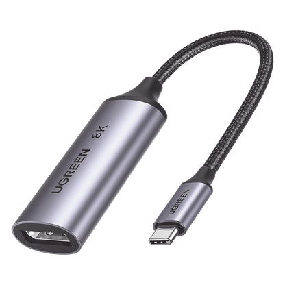 Cable Adaptador USB-C a DP 1.4 | 8K@60Hz | 4K@240Hz | Compatible con Thunderbolt 3 & 4 | HDR | eARC | DTS | Dolby | 3D | ALLM | VRR | Admite