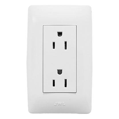 Contacto Dúplex de 127 V~60 Hz 15 A / Color Blanco.