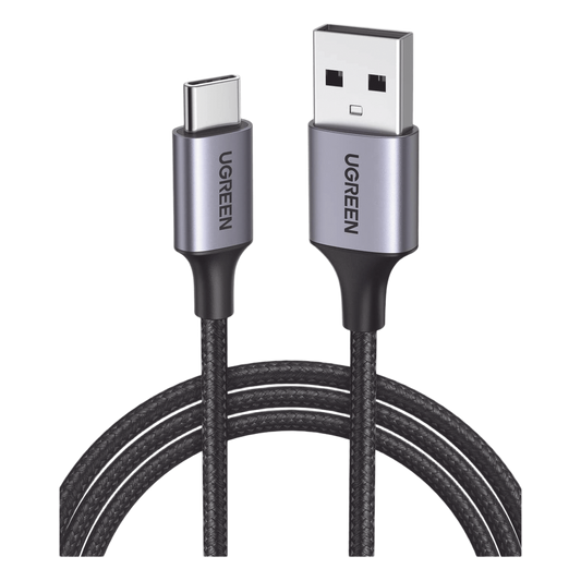 Cable USB-A a USB-C | 2 Metros (6.56 Pies) | Transferencia de Datos de 480 Mbps | Carga Rápida | QC 4.0/3.0/2.0 | FPC | AFC | Protección Integrada |