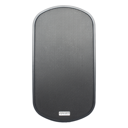 KIT de Amplificador de 240W para Escritorio | 4 Altavoces de Pared color Negro 3W - 50W | Sistema 70/100V