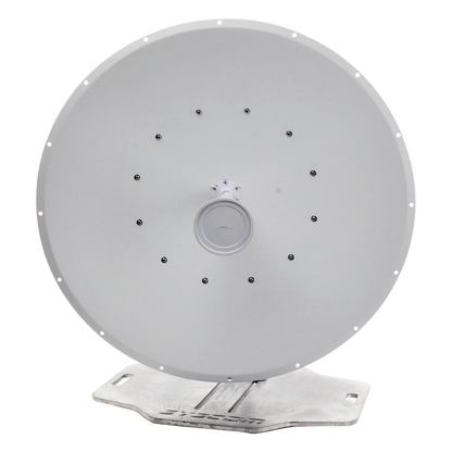 Antena Direccional airFiber X, ideal para enlaces Punto a Punto (PtP), frecuencia 5 GHz (4.9 - 5.8 GHz) de 34 dBi slant 45