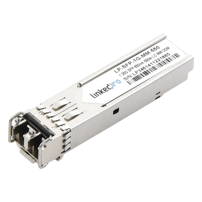 Transceptor Óptico SFP (Mini-Gbic) / Multimodo 850 nm / 1.25 Gbps / 1000BASE-SX / Conectores LC/UPC Dúplex / DDM / Hasta 550 m