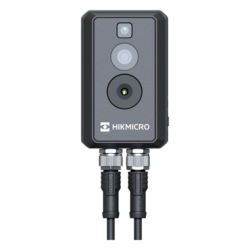(HIKMICRO) Cubo IP Bi-Espectral / Térmica (256 X 192 / 3.6 mm) + Óptica (4 MP / 1.4 mm) / Rango: -20°C a 550°C / ±2°C Margen / PoE / IP67 / Ideal