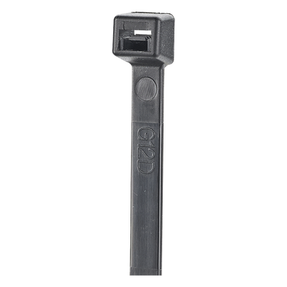 Cincho de Nylon 6.6 StrongHold™, 300mm largo x 3.6mm ancho, Color Negro, Exterior Resistente a Rayos UV, Paquete de 100pz