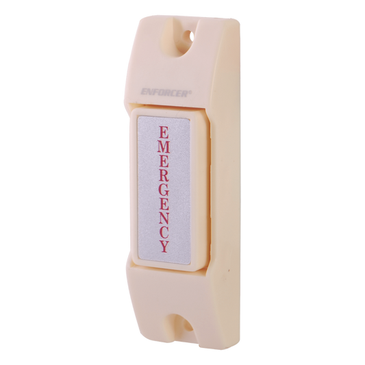 Botón de Emergencia / Botón de Pánico / Montaje de Superficie o Pared / Ideal Como Botón de Pánico / Contacto Momentáneo NO / Uso con Sirenas o