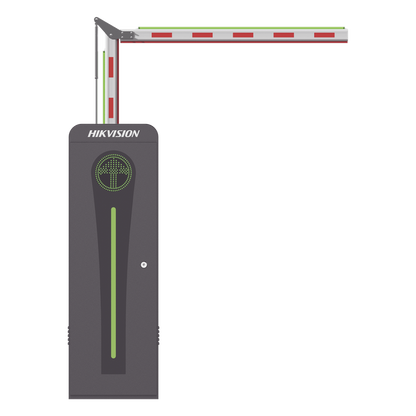 Barrera Vehicular con Brazo Articulado Iluminado Led 3 mts INCLUIDO (1.5 + 1.5) / Derecha / Alto Desempeño / Brushless / Semáforo Rojo-Verde en