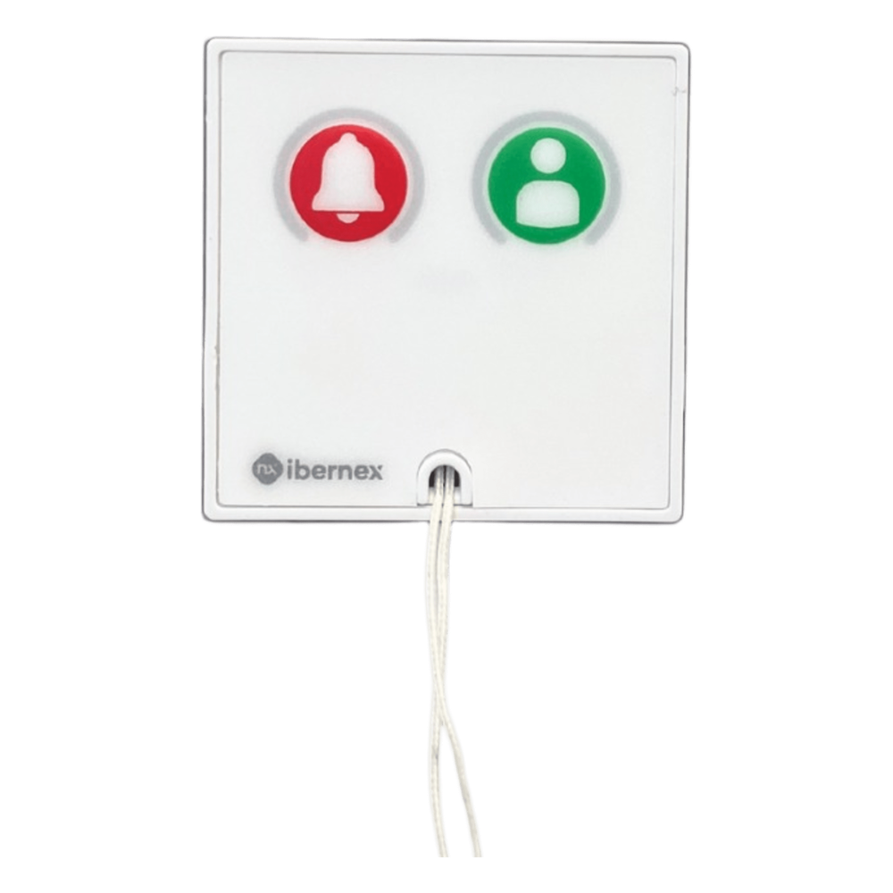 Módulo Asistencial para Hospital de Empotrar IP67 / Material ABS Antimicrobiano / Botón Cancelación / Indicador Luminoso de Alarma y Presencia
