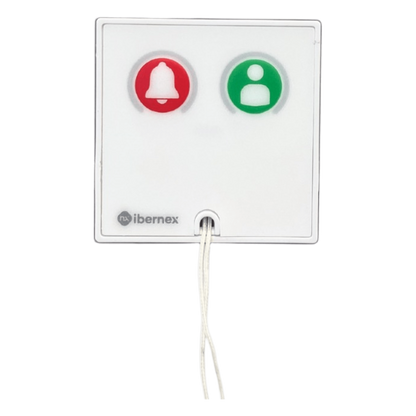 Módulo Asistencial para Hospital de Empotrar IP67 / Material ABS Antimicrobiano / Botón Cancelación / Indicador Luminoso de Alarma y Presencia