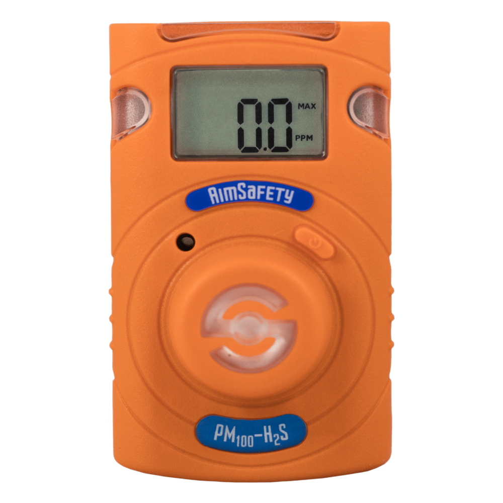 Monitor Personal de Gas H2S / Detección 0-100 ppm / Resolución 0.1 ppm / Alarma Triple 90 dB / 2 Años Sin Mantenimiento / IP67 / UL-913 ATEX IECEx