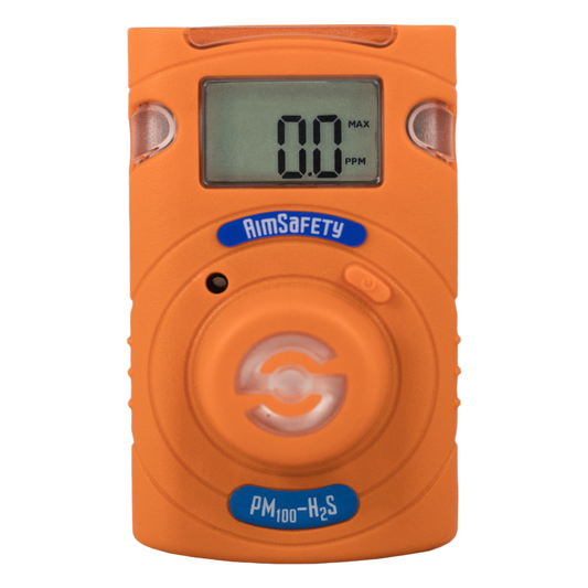 Monitor Personal de Gas H2S / Detección 0-100 ppm / Resolución 0.1 ppm / Alarma Triple 90 dB / 2 Años Sin Mantenimiento / IP67 / UL-913 ATEX IECEx
