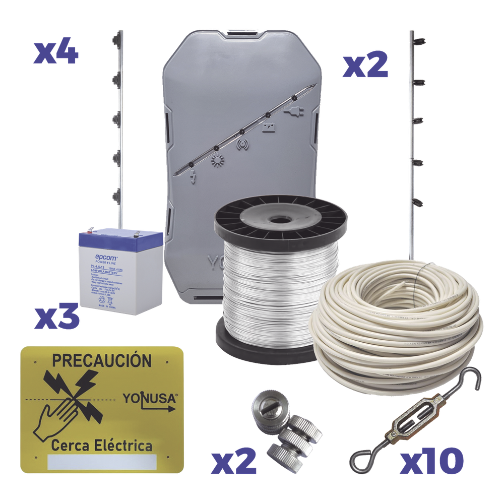 KIT Energizador para 25 Metros de proteccion
