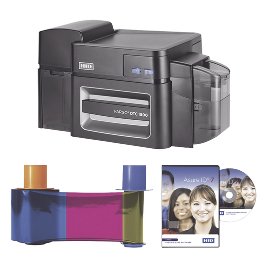 Impresora de Tarjetas Direct-to-Card DTC1500, 300 dpi, 16.7 Millones de Colores, Seguridad Avanzada, Marca de Agua Personalizada, Encriptación AES