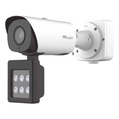 Cámara Bullet AI Road Traffic Pro / LPR en Tiempo Real / Luz Suplementaria IR/Blanca / 90 fps / Starvis 0.002 Lux / Super WDR 140dB / IP67 / ONVIF y