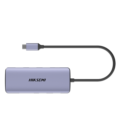 Hub USB-C 8 en 1 / HDMI 4K / 3x USB 3.0 + 1x USB 2.0 / SD + Micro SD / PD 100W / Aleación de Aluminio