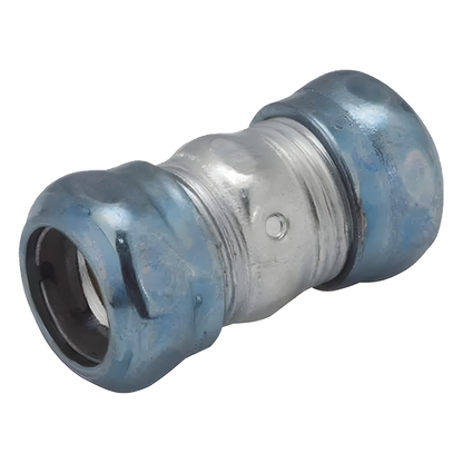 Cople Compresión Hermético de Acero Galvanizado para Pared Delgada de 1 1/2" .