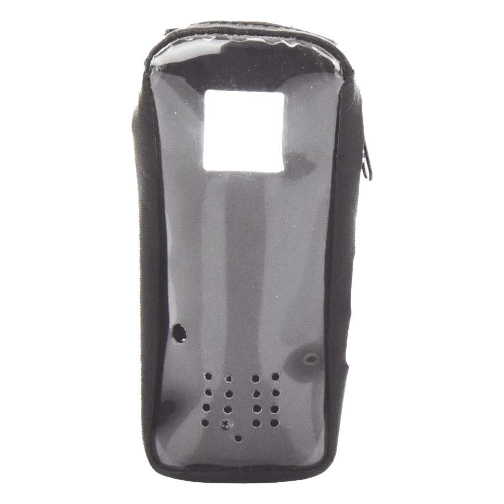 Funda de Piel Reforzada, con Frente Transparente para Serie Satelital IC-SAT100