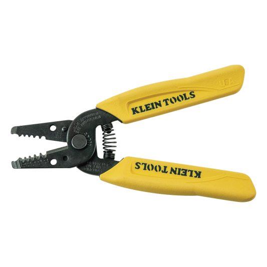 Pinza Klein Peladora y Cortadora de Cable Solido AWG 10-18.
