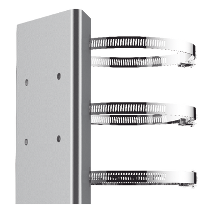 Montaje de Poste para PTZ / Acero Inoxidable / Compatible con PTZ HIKVISION