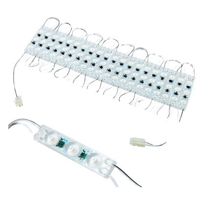 Cadena con 20 Módulos LED Individuales / Resistente a Intemperie / 4500 Lúmenes / 110V / Luz Cálida 2 700 K / Conectados en Serie / No Requiere