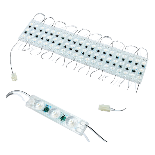 Cadena con 20 Módulos LED Individuales / Resistente a Intemperie / 4500 Lúmenes / 110V / Luz Cálida 2 700 K / Conectados en Serie / No Requiere