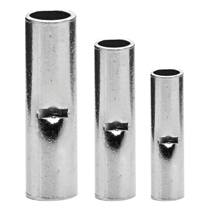 Conector a tope / Sin aislar / 12 - 10 AWG / Sin color / Paquete de 25 piezas.