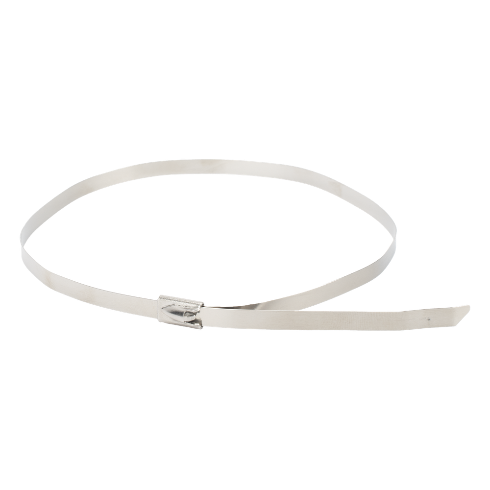 Corbata o Cincho de Acero Inoxidable 4.6 x 360mm (10 piezas)