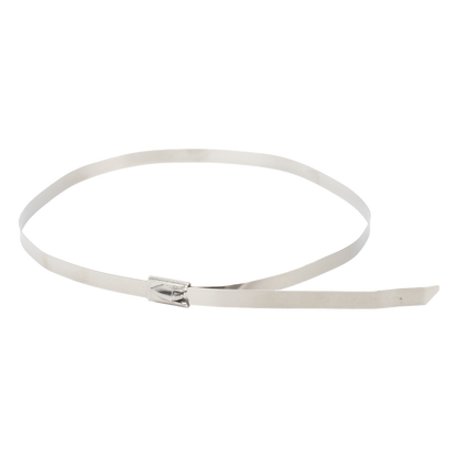 Corbata o Cincho de Acero Inoxidable 4.6 x 360mm (10 piezas)