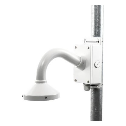 Montaje Universal de Pared con Cuello de Ganso y Caja de Conexiones / Compatible con Cámaras Domo y Bala