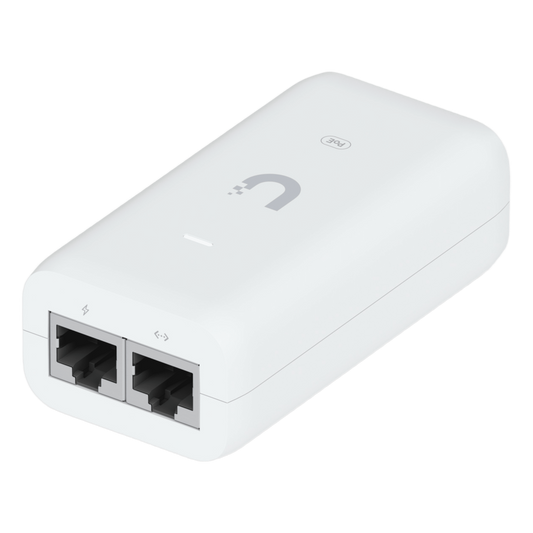 Adaptador PoE+ / U-PoE+ / 48V DC @ 0.65A/ hasta 30W / Gigabit LAN / Protecciones de Sobretensión