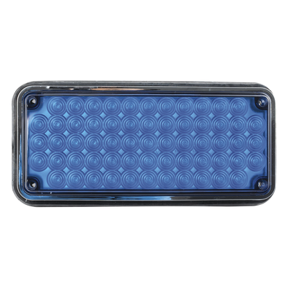 Luz de advertencia de 7x3", Color Azul, Ideal para ambulancias